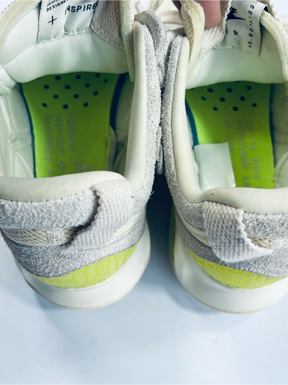 Nike Air Jordan 23 Jumpman MA 2 Pale Ivory Grey CW5992-107 Women’s :10 Sneakers - Picture 14 of 16